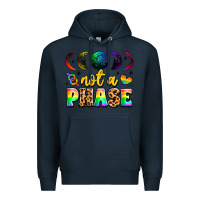 Navy not a phase pride moon Premium Hoodie - LillyAllenDesigns