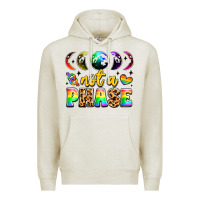 Oatmeal Heather not a phase pride moon Premium Hoodie - LillyAllenDesigns