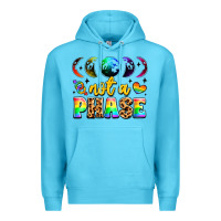 Ocean Blue not a phase pride moon Premium Hoodie - LillyAllenDesigns