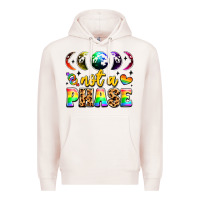 Pale Pink not a phase pride moon Premium Hoodie - LillyAllenDesigns