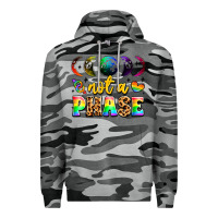 Slate Camo not a phase pride moon Premium Hoodie - LillyAllenDesigns