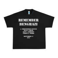 Black Remember Benghazi Patriotic For US Veteran Gift Urban Heavy Tee - trangStudio