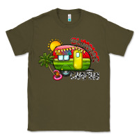 Army Green summer camping Classic Tee - CowhideDigitalArt