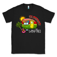 Black summer camping Classic Tee - CowhideDigitalArt