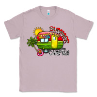 Lilac summer camping Classic Tee - CowhideDigitalArt
