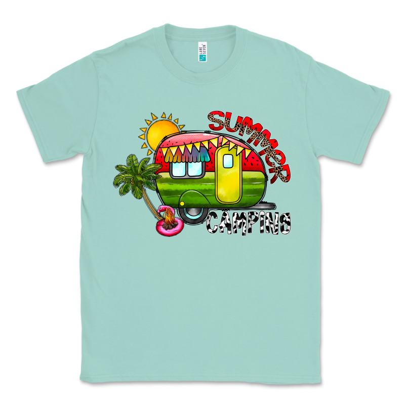 Summer Camping Classic Tee by CowhideDigitalArt | Teevron