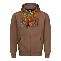 Chestnut tis the season Zipper Hoodie - RacoonDesign