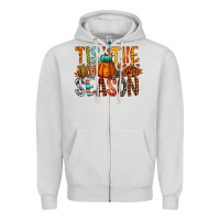 Dove Grey tis the season Zipper Hoodie - RacoonDesign