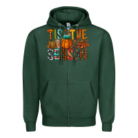 Sports Green tis the season Zipper Hoodie - RacoonDesign