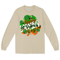 Mushroom Happy St. Patrick's Day Long Sleeve Tee - CowGirlArtShop