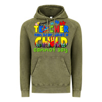 Vintage Olive teacher can hear what a child cannot say Vintage Hoodie - CowGirlArtShop