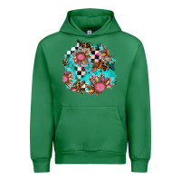 Emerald race sunflower patches Urban Hoodie - AdoDesignShop