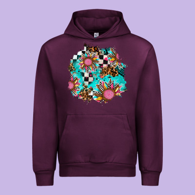 Race Sunflower Patches Urban Hoodie Designed By Adodesignshop
