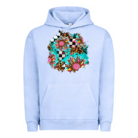 Pigment Grape Ice race sunflower patches Urban Hoodie - AdoDesignShop