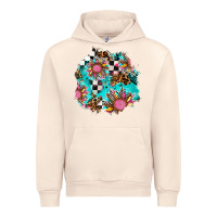 Sandshell race sunflower patches Urban Hoodie - AdoDesignShop