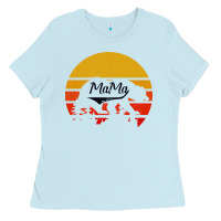 Baby Blue Mama Bear Ladies Tee - Bettercallsaul