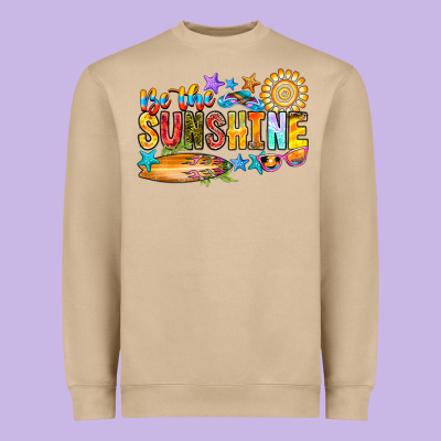 Be The Sunshine Heavyweight Sweatshirt Designed By Cowhidedigitalart