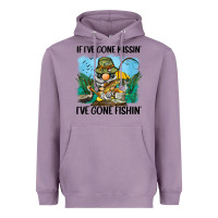 Lavender if i've gone missin' i've gone fishin' Heavyweight Hoodie - BarkalooDesign
