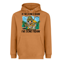 Meerkat if i've gone missin' i've gone fishin' Heavyweight Hoodie - BarkalooDesign