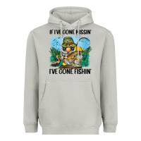 Moon Dust if i've gone missin' i've gone fishin' Heavyweight Hoodie - BarkalooDesign