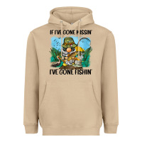 Mushroom if i've gone missin' i've gone fishin' Heavyweight Hoodie - BarkalooDesign