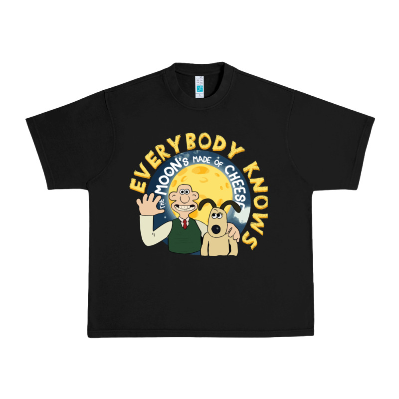 Everybody Knows The Moons Made Of Cheese! Urban Heavy Tee by trangStudio | Teevron