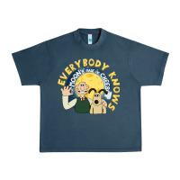 Midnight Navy everybody knows the moons made of cheese! Urban Heavy Tee - trangStudio