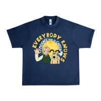 Navy everybody knows the moons made of cheese! Urban Heavy Tee - trangStudio