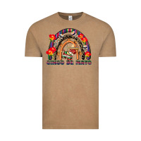 Vintage Coffee cinco de mayo rainbow Vintage Tee - CowGirlArtShop