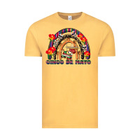 Vintage Mustard cinco de mayo rainbow Vintage Tee - CowGirlArtShop