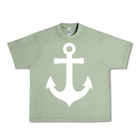Oil Green Boat Anchor for Women n Girls Summer Urban Heavy Tee - trangStudio