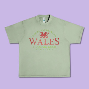 Rugby Welsh Gift Red Dragon Flag Of Wales Urban Heavy Tee Designed By Trangstudio