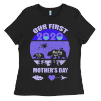 Our First Baby Mama Mother S Day Ladies Tee | Teevron