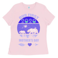 Bubblegum Pink Our First Baby Mama Mother s Day Ladies Tee - Bettercallsaul