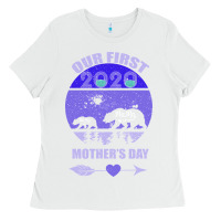White Our First Baby Mama Mother s Day Ladies Tee - Bettercallsaul