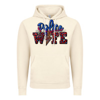 Vintage Artic police wife with lightning bolt Vintage Hoodie - CowGirlArtShop