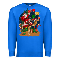 True Royal Christmas  camel with Santa Premium Sweatshirt - BarkalooDesign