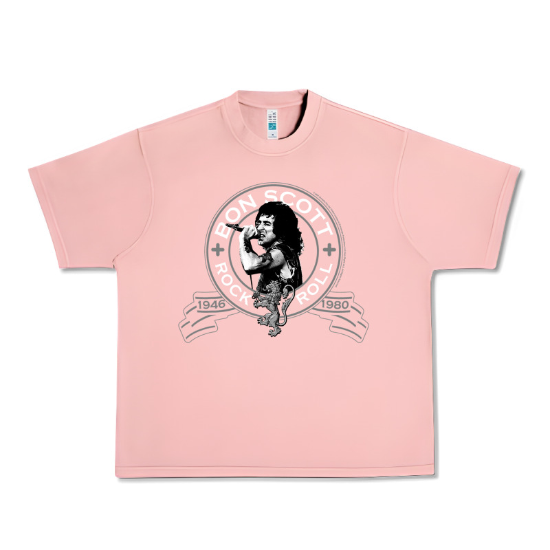 Bon Scott Rock N' Roll Lion Shield Urban Heavy Tee by trangStudio | Teevron