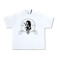 White Bon Scott Rock n' Roll Lion Shield Urban Heavy Tee - trangStudio