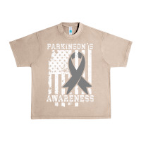 French Oak Parkinson's Disease Awareness T  Gift for PD Patients Urban Heavy Tee - trangStudio