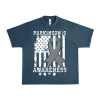 Midnight Navy Parkinson's Disease Awareness T  Gift for PD Patients Urban Heavy Tee - trangStudio