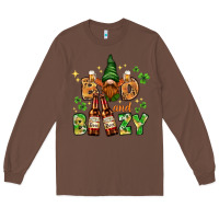 Chestnut St. Patrick's Bad and boozy with gnome Long Sleeve Tee - HowdyJamesFarm