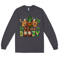Smoke St. Patrick's Bad and boozy with gnome Long Sleeve Tee - HowdyJamesFarm