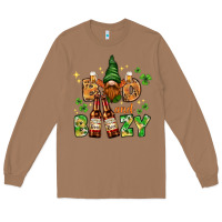 Toasted Coconut St. Patrick's Bad and boozy with gnome Long Sleeve Tee - HowdyJamesFarm