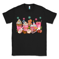 Pink Gingerbread Coffee Cups Classic Tee | Teevron