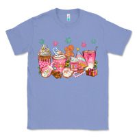 Colony Blue Pink gingerbread coffee cups Classic Tee - texasbilliewilder