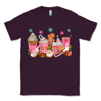 Plum Pink gingerbread coffee cups Classic Tee - texasbilliewilder