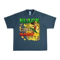 Midnight Navy black girl magic Urban Heavy Tee - CowGirlArtShop