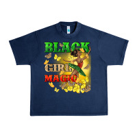 Navy black girl magic Urban Heavy Tee - CowGirlArtShop