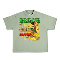 Oil Green black girl magic Urban Heavy Tee - CowGirlArtShop